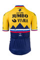 AGU Kurzarm Fahrradtrikot - JUMBO-VISMA 2021 - Blau/Gelb