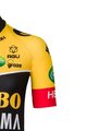 AGU Kurzarm Fahrradtrikot - JUMBO-VISMA 22 KIDS - Gelb/Schwarz