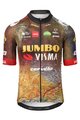 AGU Kurzarm Fahrradtrikot - JUMBO-VISMA 2022 - Braun/Blau/Gelb/Schwarz/Rot