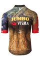 AGU Kurzarm Fahrradtrikot - JUMBO-VISMA 2022 - Braun/Blau/Gelb/Schwarz/Rot