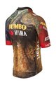 AGU Kurzarm Fahrradtrikot - JUMBO-VISMA 2022 - Braun/Blau/Gelb/Schwarz/Rot