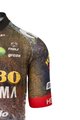 AGU Kurzarm Fahrradtrikot - JUMBO-VISMA 2022 - Braun/Blau/Gelb/Schwarz/Rot