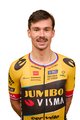 AGU Kurzarm Fahrradtrikot - JUMBO-VISMA 2023 PRIMOZ ROGLIC - Schwarz/Gelb