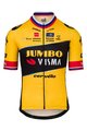 AGU Kurzarm Fahrradtrikot - JUMBO-VISMA 2023 PRIMOZ ROGLIC - Schwarz/Gelb