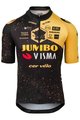 AGU Kurzarm Fahrradtrikot - JUMBO-VISMA VELODROME TDF 2023 - Gelb/Schwarz