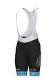 ALÉ Kurze Fahrradhose mit Trägern - BAHRAIN VICTORIOUS 2023 - Schwarz