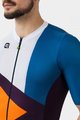 ALÉ Kurzarm Fahrradtrikot - NEXT - Orange/Blau/Schwarz/Weiß