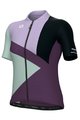 ALÉ Kurzarm Fahrradtrikot - NEXT PRAGMA LADY - Grün/bordeaux/Lila