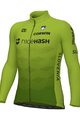 ALÉ Langarm Fahrradtrikot für den Winter - SLOVENIA NATIONAL 23 - Grün