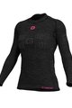 ALÉ Langarm Fahrrad-Shirt - SEAMLESS WOOL LADY - Grau