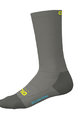 ALÉ Klassische Fahrradsocken - TEAM KLIMATIK H22 - Grau/Gelb