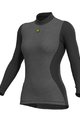 ALÉ Langarm Fahrrad-Shirt - BIOCERAMIC LADY - Grau