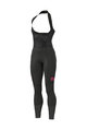 ALÉ Lange Fahrradhose mit Trägern - FUTURE LADY WINTER - Rosa/Schwarz