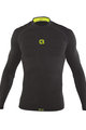 ALÉ Langarm Fahrrad-Shirt - SEAMLESS S1 CARBON - Grau