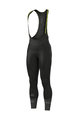 ALÉ Lange Fahrradhose mit Trägern - NORDIC THERMOWIND - Schwarz