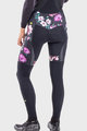 ALÉ Lange Fahrradhose mit Trägern - FIORI LADY WINTER - Schwarz