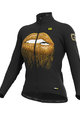 ALÉ Langarm Fahrradtrikot für den Winter - LIPS LADY WINTER - Gold/Schwarz
