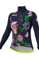 ALÉ Radtrikot und Hose für den Winter - PR-R CITY LADY WNT - Lila/Schwarz/Blau