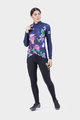 ALÉ Radtrikot und Hose für den Winter - PR-R CITY LADY WNT - Lila/Schwarz/Blau