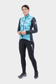 ALÉ Fahrrad-Thermojacke - SOLID SHARP LADY WNT - Hellblau/Schwarz