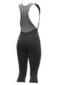 ALÉ 3/4 lange Fahrradhose mit Träger  - ESSENTIAL LADY WNT - Schwarz