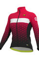 ALÉ Langarm Fahrradtrikot für den Winter - PR-R STARS LADY WNT - Schwarz/Rosa