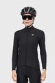ALÉ Langarm Fahrradtrikot für den Winter - R-EV1 WARM RACE - Schwarz