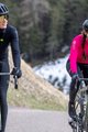 ALÉ Langarm Fahrradtrikot für den Winter - WARM RACE LADY WNT - Schwarz