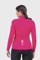 ALÉ Langarm Fahrradtrikot für den Winter - WARM RACE LADY WNT - Rosa