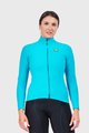 ALÉ Langarm Fahrradtrikot für den Winter - WARM RACE LADY WNT - Türkis