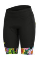 ALÉ Fahrradshorts ohne Träger - LAB FLOWER LADY - Schwarz