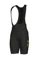 ALÉ Kurze Fahrradhose mit Trägern - AGONISTA 2 - Schwarz/Weiß