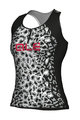 ALÉ Ärmelloses Fahrradtrikot - ALÉ AGGUATO LADY - Weiß/Schwarz