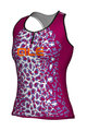 ALÉ Ärmelloses Fahrradtrikot - ALÉ AGGUATO LADY - Weiß/Rosa
