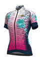 ALÉ Kurzarm Fahrradtrikot - SAVANA LADY - Blau/Rosa