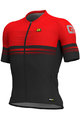 ALÉ Kurzarm Fahrradtrikot - SLIDE - Rot/Schwarz