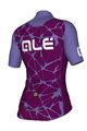 ALÉ Kurzarm Fahrradtrikot - CRACLE LADY - Lila