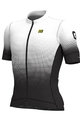 ALÉ Kurzarm Fahrradtrikot - DOTS - Weiß/Schwarz