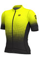 ALÉ Kurzarm Fahrradtrikot - DOTS - Schwarz/Gelb