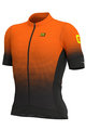 ALÉ Kurzarm Fahrradtrikot - DOTS - Schwarz/Orange