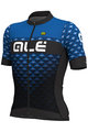 ALÉ Kurzarm Fahrradtrikot - HEXA - Schwarz/Blau