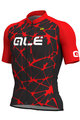 ALÉ Kurzarm Fahrradtrikot - CRACLE - Schwarz/Rot