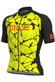 ALÉ Kurzarm Fahrradtrikot - CRACLE - Schwarz/Gelb