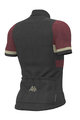 ALÉ Kurzarm Fahrradtrikot - VINTAGE MERINO - Schwarz/Lila