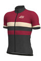 ALÉ Kurzarm Fahrradtrikot - VINTAGE MERINO - Schwarz/Lila