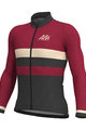 ALÉ Langarm Fahrradtrikot für den Sommer - VINTAGE SMR MERINO - Schwarz/Lila