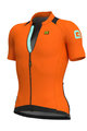 ALÉ Kurzarm Fahrradtrikot - KLIMA - Orange/Schwarz