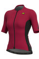 ALÉ Kurzarm Fahrradtrikot - RACE LADY - bordeaux
