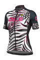 ALÉ Kurzarm Fahrradtrikot - SUNSET LADY - Weiß/Schwarz