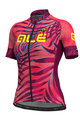 ALÉ Kurzarm Fahrradtrikot - SUNSET LADY - Rosa